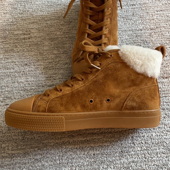 Tory Burch high top sneakers size 8.5 - Picture 2 of 6